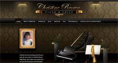 Desktop Screenshot of christinebrownpav.com